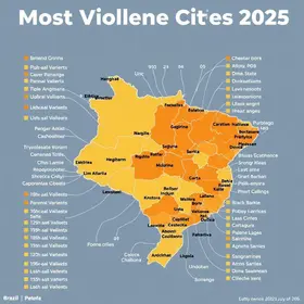 cidades mais violentas do Brasil em 2025