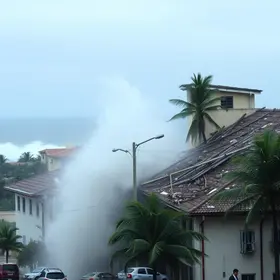 ventos fortes em Maracanaú